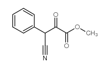 3-氰基-2-氧代-3-苯基-丙酸甲酯结构式