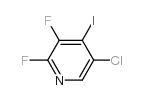 5-氯-2,3-二氟-4-碘-吡啶结构式