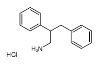 2,3-diphenylpropylazanium,chloride结构式