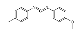 N-(4-methoxyphenyl)-N'-(4-methylphenyl)carbodiimide结构式