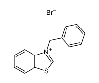 3-benzylbenzothiazolium bromide Structure