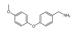 4-(4-methoxyphenoxy)benzylamine Structure
