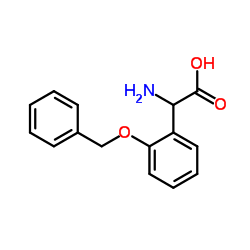 Amino[2-(benzyloxy)phenyl]acetic acid Structure