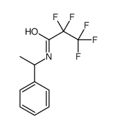 2,2,3,3,3-pentafluoro-N-(1-phenylethyl)propanamide结构式