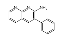 3-phenyl-1,8-naphthyridin-2-amine结构式
