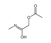 [2-(methylamino)-2-oxoethyl] acetate Structure