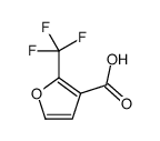 2-(三氟甲基)呋喃-3-羧酸结构式