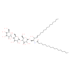 N-十七烷酰基神经酰胺三己糖苷结构式