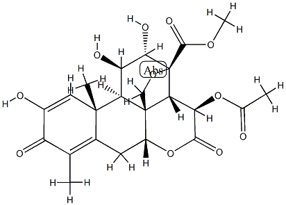 dehydrobruceine B structure