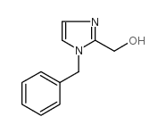 (1-苄基-1H-咪唑-2-基)甲醇结构式