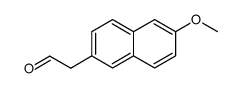 2--(6--methoxynaphthalen--2--yl)acetaldehyde结构式
