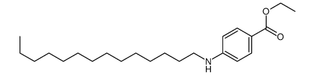 ethyl 4-(tetradecylamino)benzoate Structure
