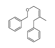(3-methyl-4-phenylbut-2-enoxy)methylbenzene结构式