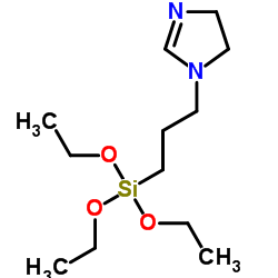 N-(3-triethoxysilylpropyl)-4,5-dihydroimidazole Structure