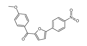 (4-methoxyphenyl)-[5-(4-nitrophenyl)furan-2-yl]methanone Structure