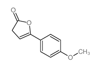 5-(4-methoxyphenyl)-3H-furan-2-one Structure