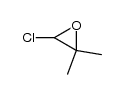 3-chloro-2,2-dimethyl-oxirane结构式
