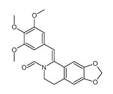 6-formyl-5-((Z)-3,4,5-trimethoxy-benzylidene)-5,6,7,8-tetrahydro-[1,3]dioxolo[4,5-g]isoquinoline Structure
