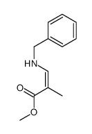 methyl 3-(benzylamino)-2-methylprop-2-enoate Structure