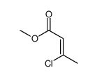 methyl 3-chlorobut-2-enoate结构式