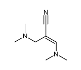 3-(dimethylamino)-2-[(dimethylamino)methyl]prop-2-enenitrile Structure
