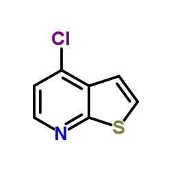 4-氯-噻吩并[2,3-b]吡啶结构式