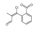 (E)-α-Methyl-β-chlor-o-nitrozimtaldehyd结构式