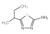 5-仲丁基-[1,3,4]噻二唑-2-胺结构式