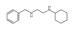 N-(2-(苄基氨基)乙基)环己胺结构式