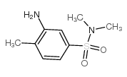 3-氨基-4,N,N-三甲基苯磺酰胺结构式