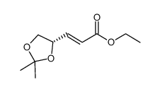 (S)-(+)-3-(2,2-二甲基-1,3-二氧戊环-4-基)-2-丙酸酯结构式