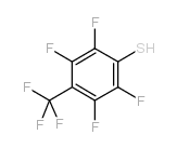 4-三氟甲基-2,3,5,6-四氟硫代苯酚结构式