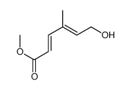methyl 6-hydroxy-4-methylhexa-2,4-dienoate结构式
