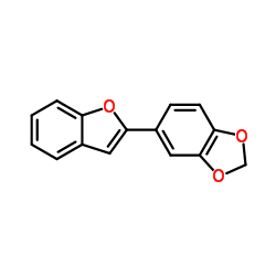 5-(1-Benzofuran-2-yl)-1,3-benzodioxole结构式