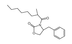 (4R)-4-benzyl-3-[(2R)-2-methyloctanoyl]-1,3-oxazolidin-2-one结构式