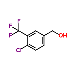 3-Chloro-4-(trifluoromethyl)benzyl alcohol Structure