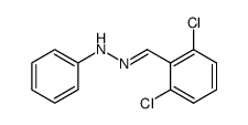 1-(2,6-dichlorobenzylidene)-2-phenylhydrazine结构式