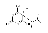 5-(1,2-Dimethylpropyl)-5-ethylbarbituric acid Structure