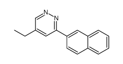 5-ethyl-3-naphthalen-2-ylpyridazine Structure