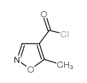 4-Isoxazolecarbonylchloride, 5-methyl- Structure