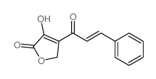2(5H)-Furanone, 3-hydroxy-4-(1-oxo-3-phenyl-2-propenyl)-结构式