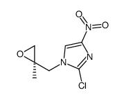 (R)-2-氯-1-((2-甲基环氧乙烷-2-基)甲基)-4-硝基-1H-咪唑结构式