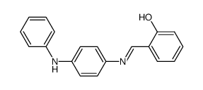 2-[(4-Anilino-phenylimino)-methyl]-phenol Structure