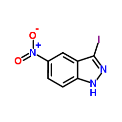 3-Iodo-5-nitro-1H-indazole Structure