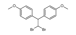 1-[2,2-dibromo-1-(4-methoxyphenyl)ethyl]-4-methoxybenzene Structure