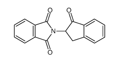 2-(1-oxo-indan-2-yl)-isoindole-1,3-dione结构式