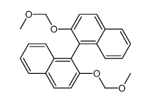 (r)-(+)-2,2'-bis(methoxymethoxy)-1,1'-binaphthyl Structure