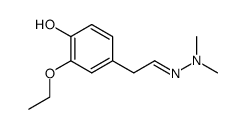(3-Ethoxy-4-hydroxyphenyl)acetaldehyd-dimethylhydrazon Structure