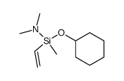 (cyclohexyloxy)(dimethylamino)methylvinylsilane Structure