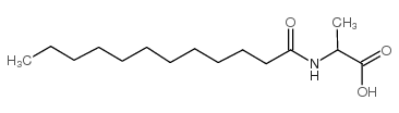 N-十二碳酰基-L-丙氨酸结构式